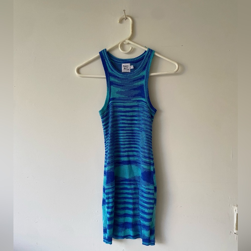 "Elish Mini Dress Blue" from Princess Polly